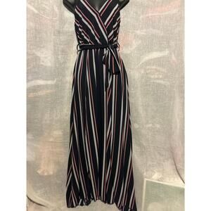 Navy red white Dress Newbury Custom Made in USA